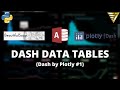 Python Dash Data Tables and BeautifulSoup | #154 (#Dash by Plotly #2)
