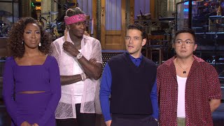 SNL Host Rami Malek and Ego Nwodim Have a Staring Contest