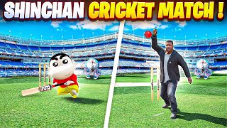 GTA 5: Shinchan & Franklin & Doraemon Playing Cricket Match