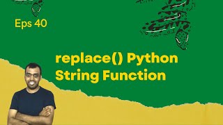 replace() Python String Function #40 #lingarajtechhub