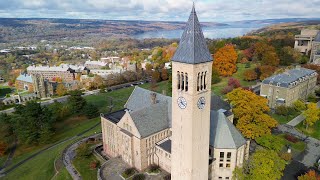 Fall in Ithaca 2025 🍁 | Cayuga Lake & Cornell University Cinematic Drone Film | DJI Mini 3 1440pHD