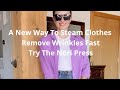 A New Way To Steam Clothes. Remove Winkles Fast. The Nori Press