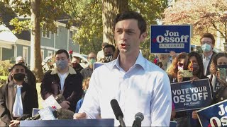 Jon Ossoff says 'Georgia is the heart of the change coming to America', shouts out Stacey Abrams