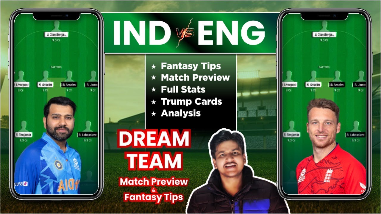 IND Vs ENG Dream11 Team Prediction, ENG Vs IND Dream11, India Vs ...