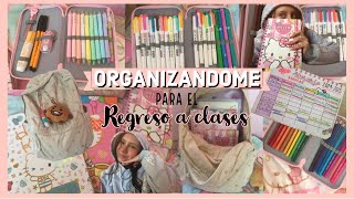 🍓Organizandome para el regreso a clases! Útiles escolares, agenda, horario y más...✏️📚