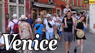 Venice SANTA CROCE to CANNAREGIO District Summer Walk