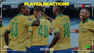 Sundowns players reactions after our 7 goal thriller against AmaZulu!