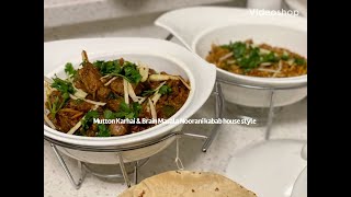 Noorani Kabab House Style Mutton Karhai \u0026 Brain Masala|Mutton Karhai|Brain Masala| Served w/Chapati