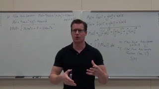 Calculus 3 Lecture 12.3: Arc Length/Parameterization, TNB (Frenet-Serret) Intro