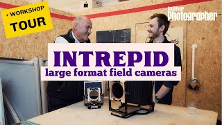 Charlie Waite visits the Intrepid Cameras factory