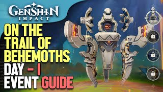 On the trail of Behemoths Day - I Event Guide Genshin Impact