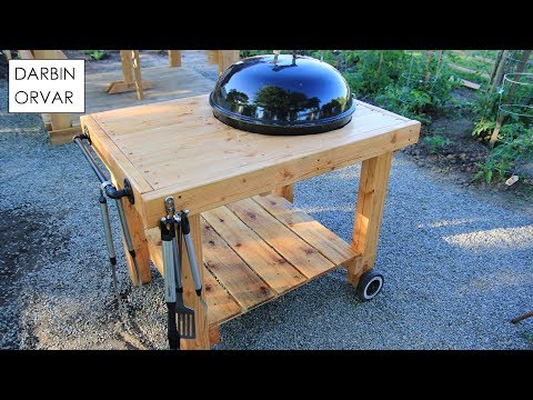 DIY Weber Grill Cart BBQ Station DIY Weber Grill Cart BBQ Station