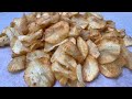 how to make crispy cassava chips tapioca homemade snacks chips de manioc