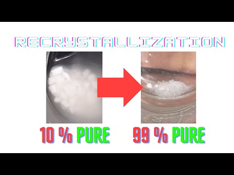 Recrystallization To Increase The Purity Youtube