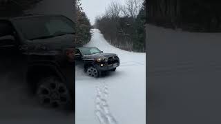 2017 Toyota 4Runner SR5 in Deep Snow