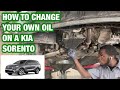 Doing a oil change on a Kia Sorento with the v6 easy diy