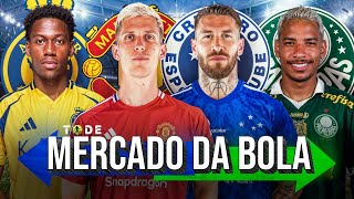 MERCADO DA BOLA 2025 l S. RAMOS no CRUZEIRO, PALMEIRAS vai por M.PEREIRA, DANI OLMO no UNITES e +