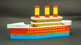 School Projects | Cardboard Ship Model