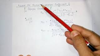 Partial Correlation Coefficient