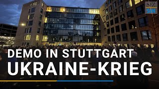 Solidarität mit der Ukraine: Demo in Stuttgart