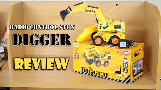 Kids toy videos: Radio Control Stunt Digger | Toys for tots and kids Review