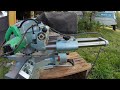 hitachi 8.5 inch slide compound saw model c8fb2