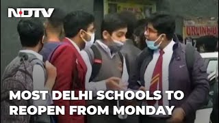 Delhi Schools, Shut Due To Air Pollution, Reopening Today For Class 6 And Above