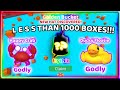 I UNBOX *NEW* MYTHICAL 'Golden Bucket' IN 1000 BOXES!! NEW ENCHANT STATION TOO! | Unboxing Simulator