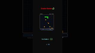 Create A Snake Game in HTML CSS & JavaScript | JavaScript Game Tutorial #webdevelopment #html #css