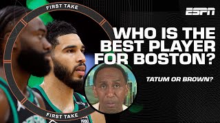 GIVE CREDIT WHERE IT'S DUE 👏 Stephen A. weighs in on Tatum-Brown debate | First