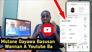 Duk Mai Kallon Video A Youtube Ya Kamata Yasan Sirrinnan (Filter)