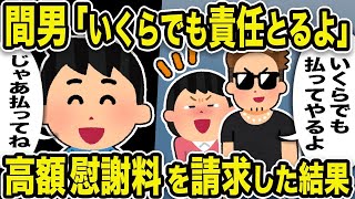 【2ch修羅場スレ】結婚10年目に浮気する汚嫁。間男「慰謝料いくらでも払ってやるよ」俺「じゃあ払ってね」汚嫁と間男に高額慰謝料を請求してやった結果w