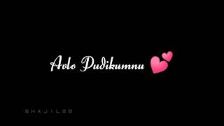 Tamil Black Screen 💝🥰Love💝🥰Unna enaku romba pudikum🥰💝|Shajilee|Madcreations|