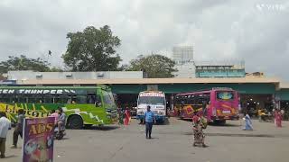 Arcot bus stand 12.05PM- ஆற்காடு பேருந்து நிலையம் -glimpse