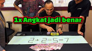 Siapa yang bisa jawab 1x angkat jadi benar