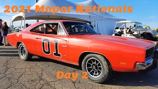 Mopar Nationals 2021 Day 2! Mopars, AMCs, Massive Car show and drag racing at National Trails!