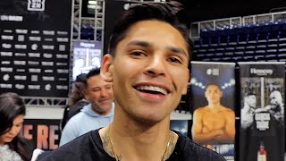 RYAN GARCIA TALKS ABOUT COMING OFF 15 MONTH LAYOFF & THE GOOD VIBES JOE GOOSSEN BRINGS INTO HIS LIFE