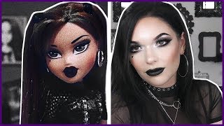 GOTH Bratz Doll Makeup Transformation