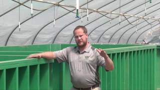 Constructing Fish Tanks in High Tunnel Greenhouses