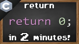 C return statement 🔙