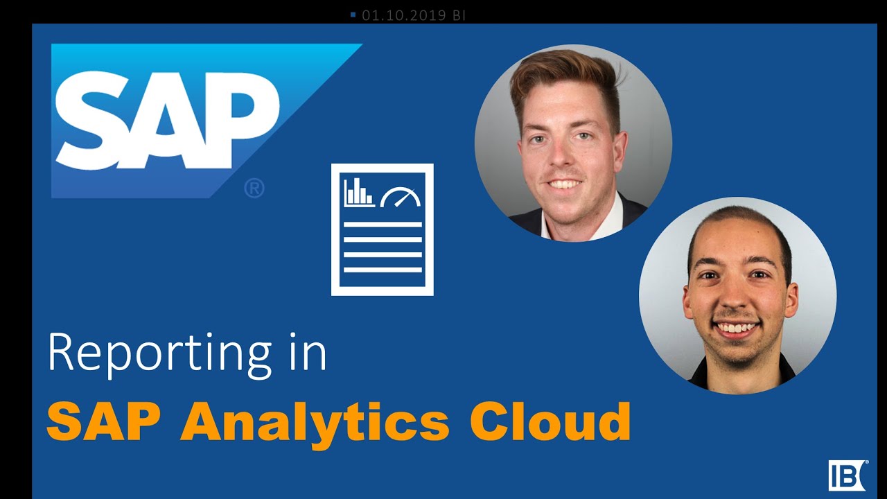 Reportingmöglichkeiten In SAP Analytics Cloud - YouTube