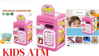 kids ATM unboxing Toyshine Money Safe Kids |FingerPrint Sensor piggy saving bank@princeamolik