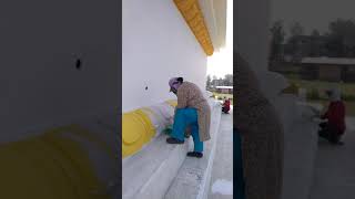 Khandro Kamala Rinpoche painting the Golden Lotus (21 March 2021)