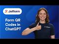 How to Generate QR Code for Your Form in ChatGPT