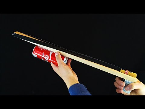How to make a homemade slingshot crossbow How to make a homemade slingshot crossbow