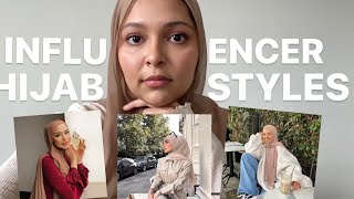 Trying influencer hijab styles, chiffon edition