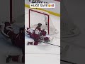 impossible save by linards feldbergs🤯🔥🇱🇻 hockey connorbedard canada worldjuniors shorts