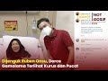 DORCE GAMALAMA TERLIHAT KURUS DAN PUCAT SAAT DI JENGUK RUBEN ONSU