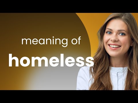 What is root word of homeless?