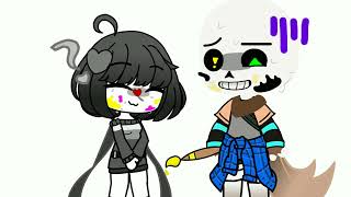 Face paint [ INK!sans X core! Frisk X error! sans] GACHA CLUB ERRORTALE and INKTALE